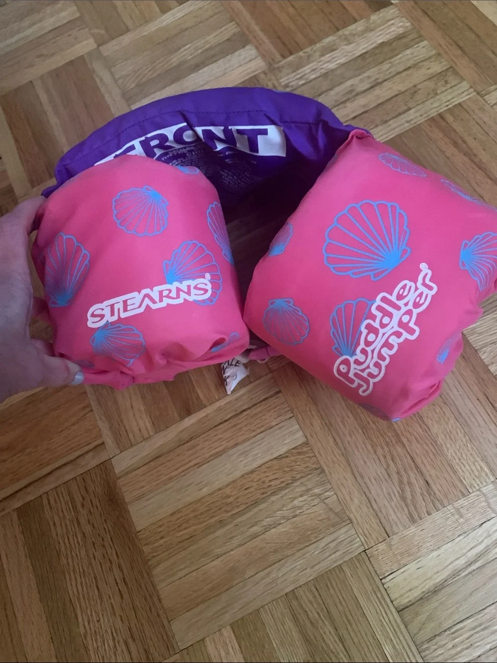 Toddler 35-50lbs EUC Swim Arm Floaties - Puddle Jumper Mermaid